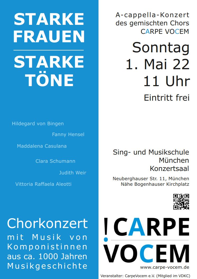 Poster: Starke Frauen, Starke Töne